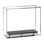 Витрина серебристо-черная