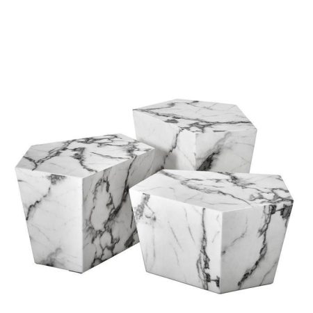 Журнальный столик  Faux Marble с имитацией мрамора