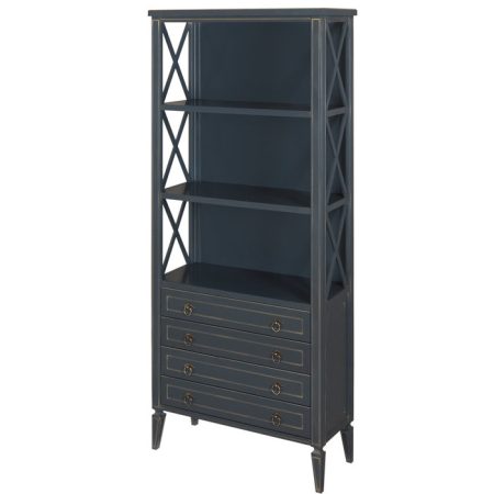 Стеллаж «Классика-3(4)» из массива бука и мдф