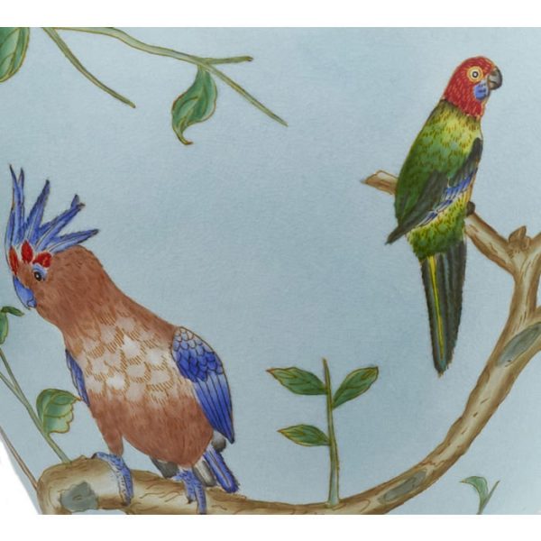 Настольная керамическая Лампа с белым абажуром — изображение 3