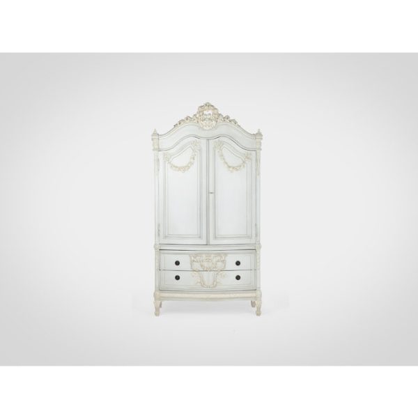 Шкаф с резьбой ручной работы и патиной — изображение 2