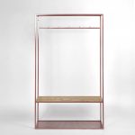 Вешалка в прихожую Hallra copper темный дуб