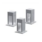 Фонарь из металла Side Park из металла серого цвета