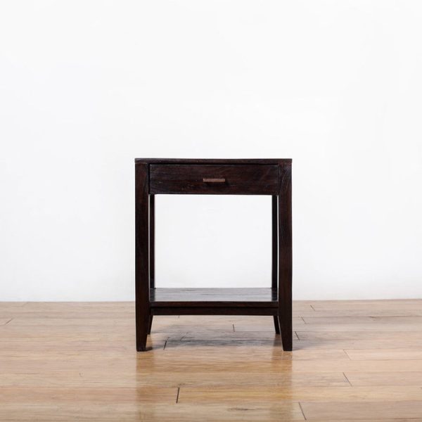 Тумба Batavia темная с полкой — изображение 2