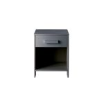 Прикроватная тумбочка  DENNIS NIGHTSTAND STEEL GREY BRUSHED