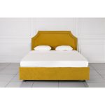 КРОВАТЬ С МЯГКИМ ИЗГОЛОВЬЕМ  декорированным гвоздями 140х200 см