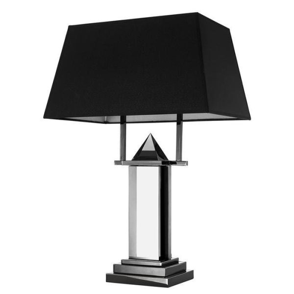 Настольная лампа   Table Lamp Nobu с черным абажуром  — изображение 2