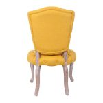 стул с мягкой обивкой Gamila yellow — изображение 3