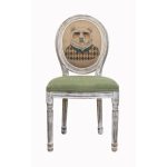 стул с мягкой обивкой Volker green bear