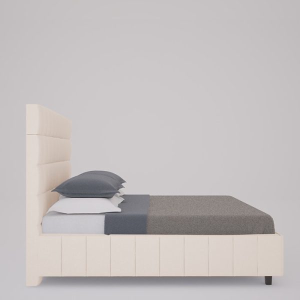 Кровать Shining Modern с мягким изголовьем и прочным деревянным каркасом 200х200 см — изображение 6