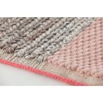 Ковер GAN Plait розовый 160х160 см — изображение 2