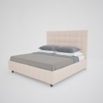 Кровать Royal Black Светло-бежевая 200х200 см — изображение 5