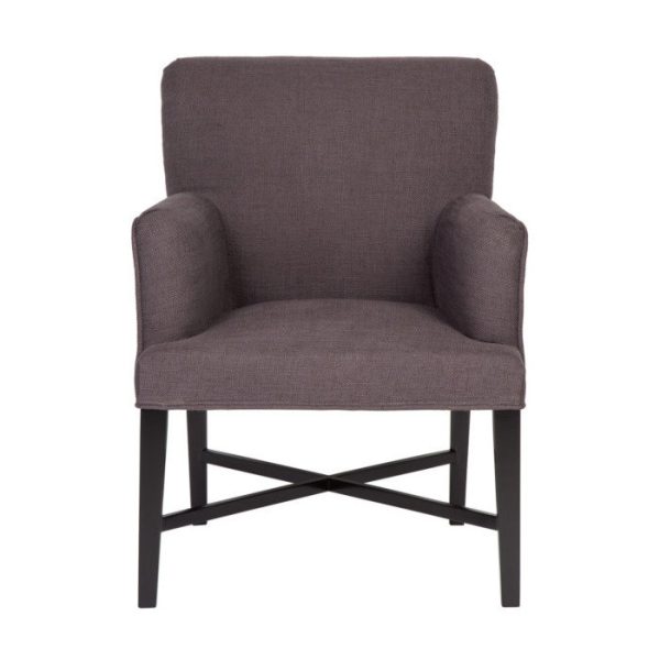 стул с мягкой обивкой и подлокотниками — изображение 2