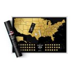 Карта travel map usa black — изображение 16