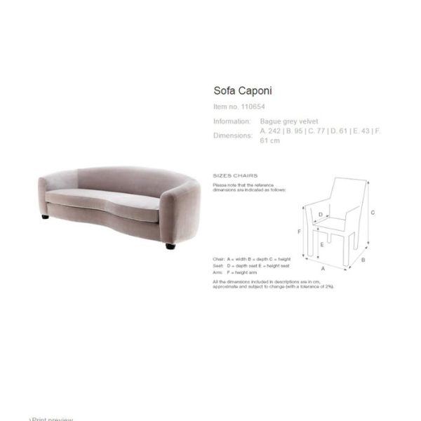 Диван  Caponi   — изображение 2