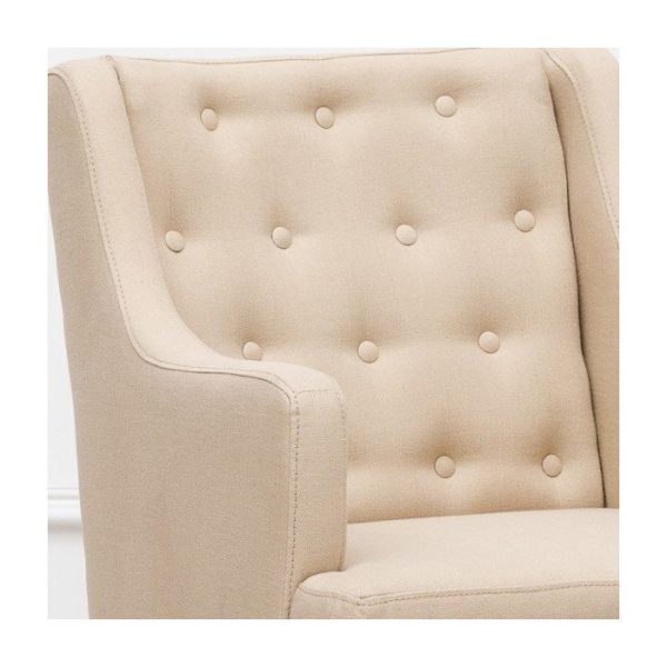 стул с мягкой обивкой Edward бежевый — изображение 4