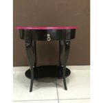 Приставной журнальный столик  FRANCA из МДФ и массива дерева