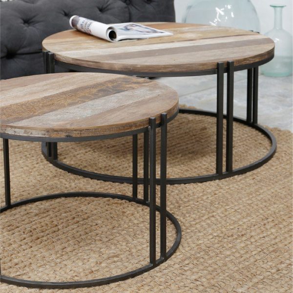 Стол кофейный круглый d-Bodhi Set of 2 — изображение 2