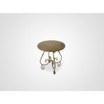 Приставной журнальный столик с круглой столешницей