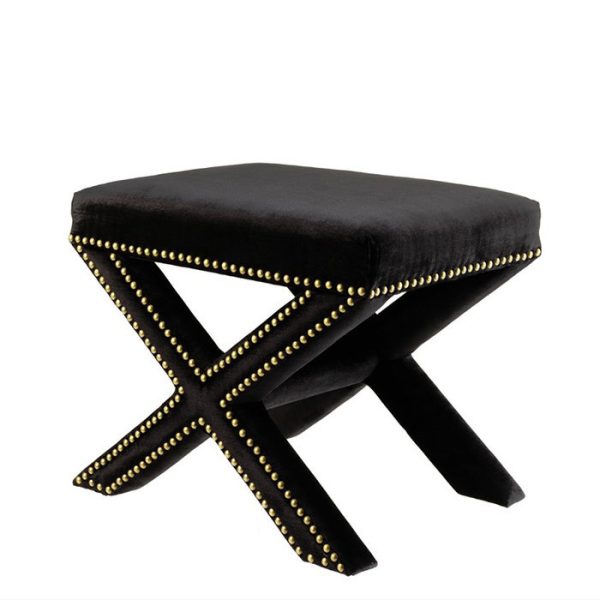 2120product_gallery_photo_cbb9fd76-8806-40f1-b97d-e9296b8fbb1a.jpg Пуф  из текстиля черного цвета 42x51x37 см — изображение 1