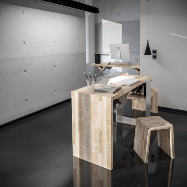 Рабочий стол Bdesign EcoComb-3 ясень белый — изображение 2