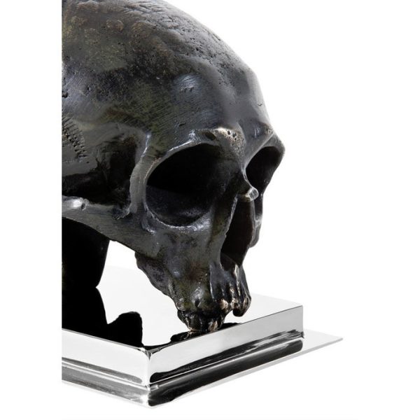 Держатели для книг Bookend Skull  из полированной нержавеющей стали — изображение 3