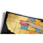 Карта travel map usa black — изображение 30