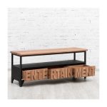 ТВ тумба в индустриальном стиле Entertainment  — изображение 3