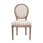 стул с мягкой обивкой Miro pinstripe ver.2