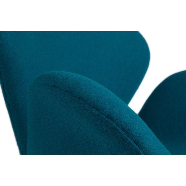 Кресло Swan Chair Темно-голубая Шерсть — изображение 5