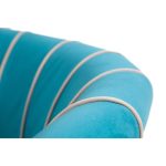 Кресло Shell из велюра цвета морской волны — изображение 5