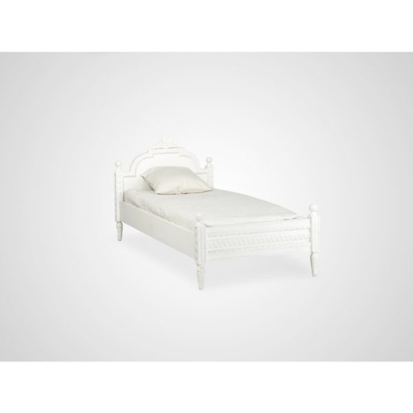 Кровать детская с декорированной резьбой ручной работы 90х200 см — изображение 2