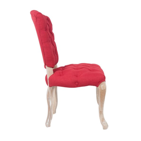 стул с мягкой обивкой Gamila red — изображение 2