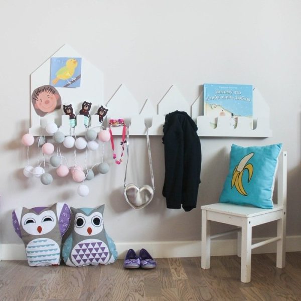 Вешалка-полка в виде домика Munich — изображение 2