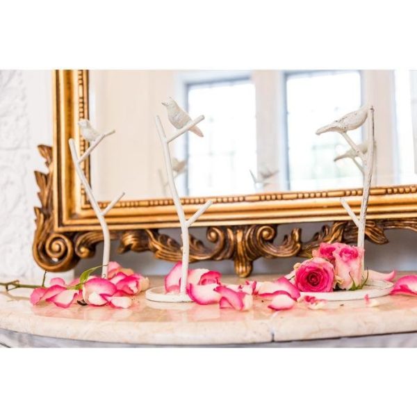 Кашпо «Ажони» белый антик M — изображение 3