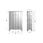 Высокий комод  JOEP CABINET WHITE — изображение 5