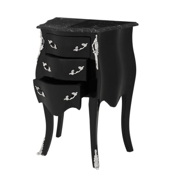 Тумба  Montfort из лакированного черного дерева — изображение 2