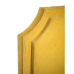 КРОВАТЬ С МЯГКИМ ИЗГОЛОВЬЕМ  декорированным гвоздями 140х200 см — изображение 3