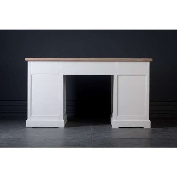 Стол Ковентри письменный с белыми ящиками — изображение 10