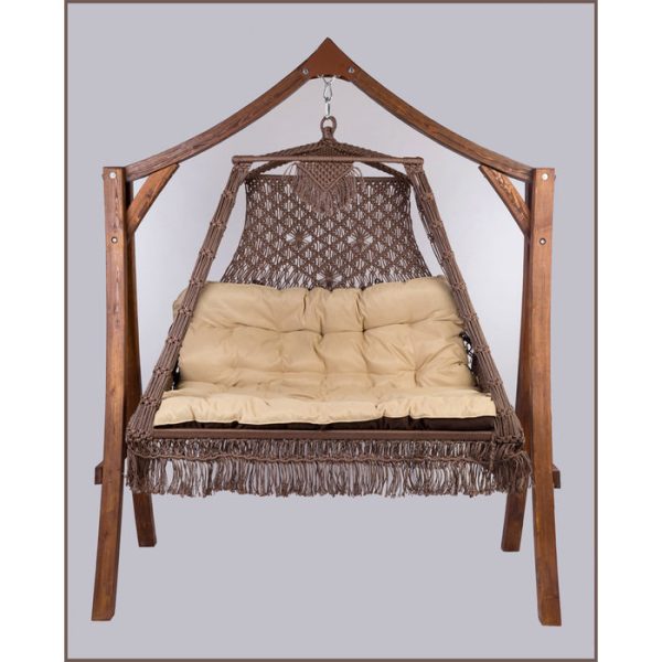 Подвесные плетеные качели  СЕАРА (подушка в комплекте)  БЕЗ каркаса !!!! — изображение 2