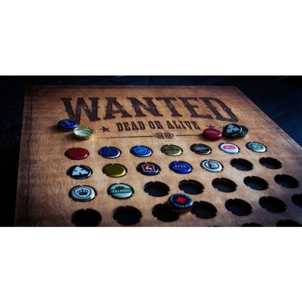 Копилка для пивных крышек ANTON ANTON Wanted из натуральной березовой фанеры — изображение 2