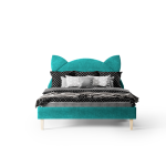 КРОВАТЬ Дизайнерская KITTEN ЗЕЛЕНАЯ  120Х200 СМ 