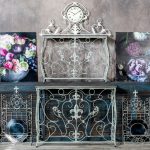 Полка-жардиньерка «Пале-Рояль» лайт-аква антик, ХL — изображение 4