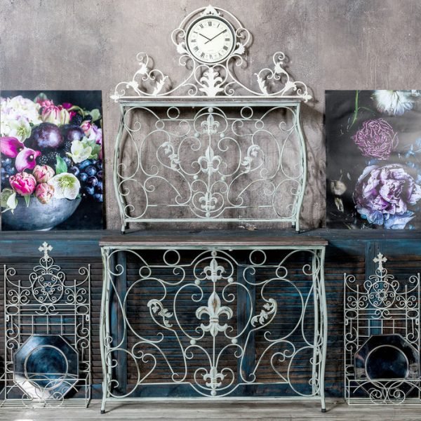 Полка-жардиньерка «Пале-Рояль» лайт-аква антик, ХL — изображение 4