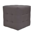 Пуф Руби Paris из экокожи Серый