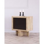 Тумба Bdesign EcoComb-4 ясень черный  глянец 