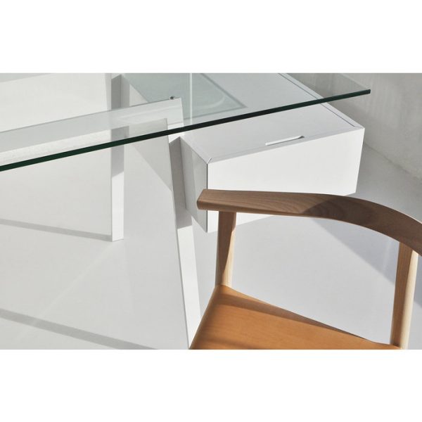 Письменный Стол Bensen HOMEWORK со столешницей из плотного прозрачного стекла — изображение 8