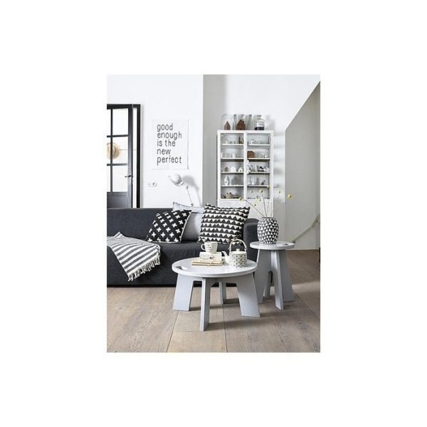 Стол журнальный  GRIP VT COFFEETABLE LIGHT GREY из массива дерева — изображение 3