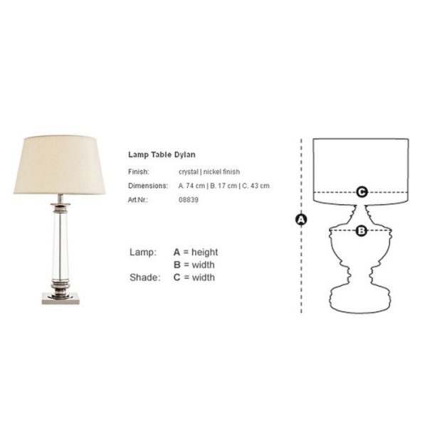 Настольная лампа  Dylan — изображение 2