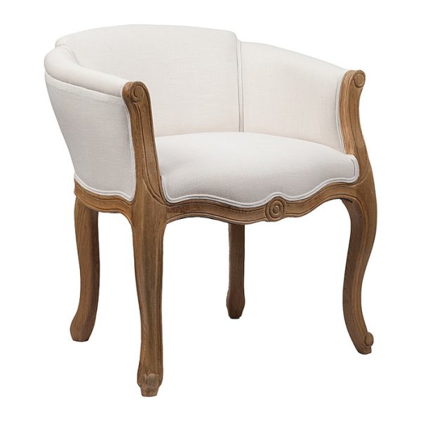 Кресло Cabriole Elizabeth Кремовое Полиэстер — изображение 3